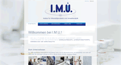 Desktop Screenshot of imu.at